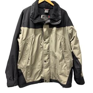 Eider Goretex Jacket Mens XL 54 Drake Removable Hood Full Zip Wind Proof Outdoor